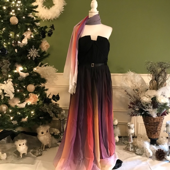 Formal evening ombré prom dress - Picture 6 of 8